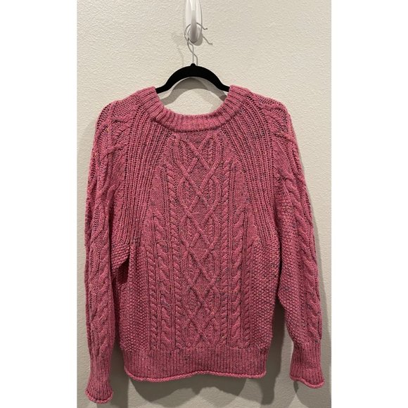 J.CREW Knit Pink Multicolor Dots Vintage Sweater - Picture 5 of 5